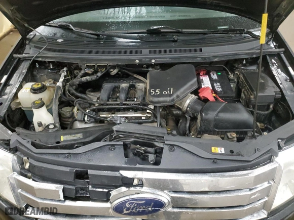 2009 Ford Edge SEL with VIN 2FMDK38C59BA64957, listed as a Copart auction lot 44806385 with 191,169 mi miles and Clean Title. Bid and sale history available at carsss.com. Image 12.