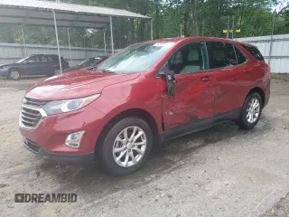 2018 Chevrolet Equinox LT with VIN 2GNAXJEV6J6262406, listed as a Copart auction lot 58699315 with 66,939 mi miles and Salvage title. Bid and sale history available at DreamBid. Image 1.