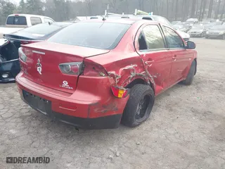 2012 Mitsubishi Lancer ES with VIN JA32U2FUXCU018438, listed as a IAAI auction lot 41772110 with 184,547 mi miles. Bid and sale history available at carsss.com. Image 4.