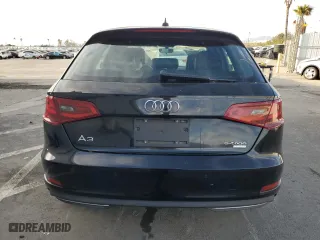 2016 Audi A3 e-tron Premium with VIN WAUVPBFF1GA142593, listed as a Copart auction lot 43473355 with 45,629 mi miles and Salvage Title. Bid and sale history available at carsss.com. Image 6.