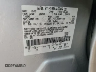 2011 Lincoln MKX with VIN 2LMDJ6JK0BBJ05933, listed as a Copart auction lot 88883465 with 236,069 mi miles and Salvage Title. Bid and sale history available at carsss.com. Image 15.