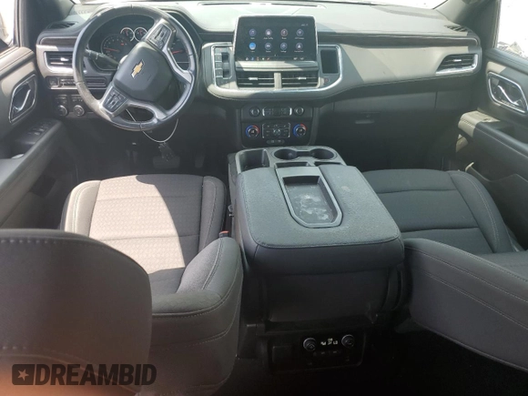 2021 Chevrolet Suburban LS with VIN 1GNSKBED0MR300723, listed as a Copart auction lot 65056755 with 58,497 mi miles and Salvage title. Bid and sale history available at DreamBid. Image 8.