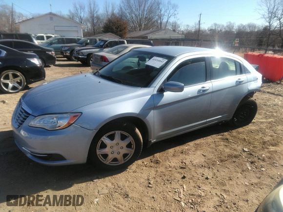2014 Chrysler 200 LX with VIN 1C3CCBAGXEN178668, listed as a IAAI auction lot 41654042 with 41,976 mi miles and . Bid and sale history available at carsss.com. Image 2.
