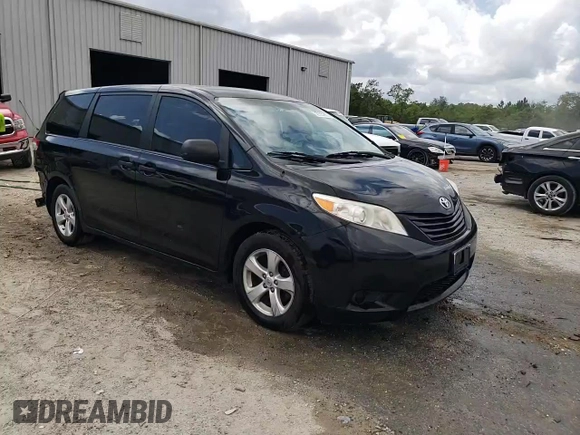 2014 Toyota Sienna L with VIN 5TDZK3DC3ES514520, listed as a Copart auction lot 52205295 with 71,402 mi miles and Salvage Title. Bid and sale history available at carsss.com. Image 15.