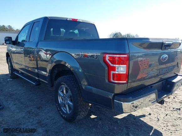 2018 Ford F-150 XL with VIN 1FTEX1EB9JFE69233, listed as a IAAI auction lot 41289248 with 167,102 mi miles. Bid and sale history available at carsss.com. Image 3.