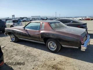 1976 Chevrolet Monte Carlo z VIN 1H57L6Z427472, wystawiony jako Copart lot #58806805 z przebiegiem 88 259 mil mil oraz Czysty tytuł • Clean title. Historia ofert i sprzedaży dostępna na DreamBid. Obrazek 2.