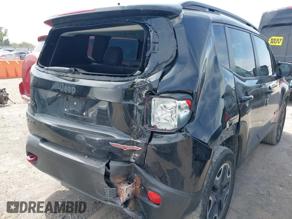2016 Jeep Renegade Trailhawk with VIN ZACCJBCT3GPD11390, listed as a IAAI auction lot 42038160 with 91,302 mi miles and . Bid and sale history available at carsss.com. Image 12.