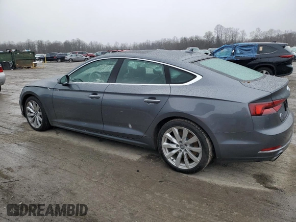 2018 Audi A5 Sportback Premium Plus with VIN WAUBNCF58JA103383, listed as a Copart auction lot 79073073 with 82,215 mi miles. Bid and sale history available at carsss.com. Image 2.