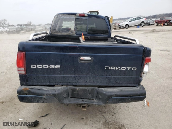 2004 Dodge Dakota Sport with VIN 1D7HG38N04S680272, listed as a Copart auction lot 44467735 with 0 mi miles and Salvage Title. Bid and sale history available at carsss.com. Image 6.