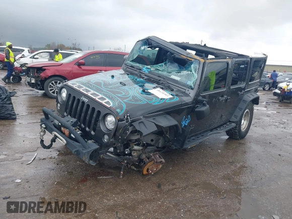 2018 Jeep Wrangler Unlimited Rubicon Recon with VIN 1C4BJWFG3JL840951, listed as a IAAI auction lot 41474583 with 121,971 mi miles and . Bid and sale history available at DreamBid. Image 2.