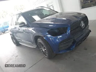 2021 Mercedes-Benz GLE 350 with VIN 4JGFB4JE8MA508332, listed as a IAAI auction lot 42594604 with 60,711 mi miles and . Bid and sale history available at DreamBid. Image 1.