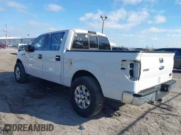 2014 Ford F-150 XL with VIN 1FTFW1CF6EFC18124, listed as a IAAI auction lot 41635771 with 1 mi miles. Bid and sale history available at carsss.com. Image 3.