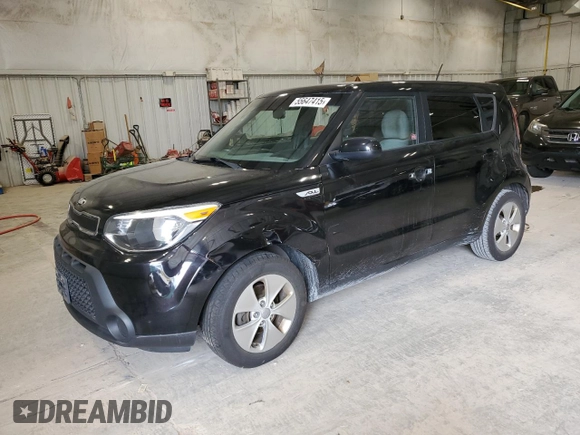 2015 Kia Soul with VIN KNDJN2A25F7768719, listed as a Copart auction lot 55647415 with Not Provided miles and Clean Title. Bid and sale history available at DreamBid. Image 1.