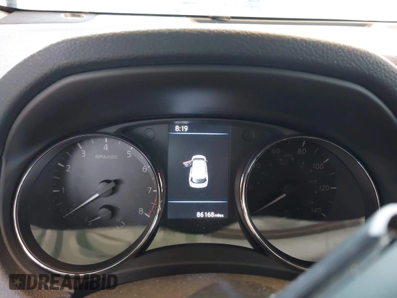 2018 Nissan Rogue SV with VIN 5N1AT2MV7JC800092, listed as a IAAI auction lot 41953847 with 86,168 mi miles and . Bid and sale history available at carsss.com. Image 7.