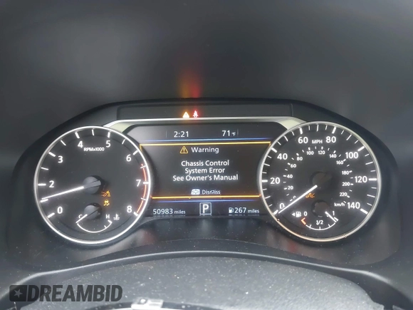 2019 Nissan Altima SL with VIN 1N4BL4EW3KN312958, listed as a IAAI auction lot 41958014 with 50,983 mi miles and . Bid and sale history available at carsss.com. Image 7.