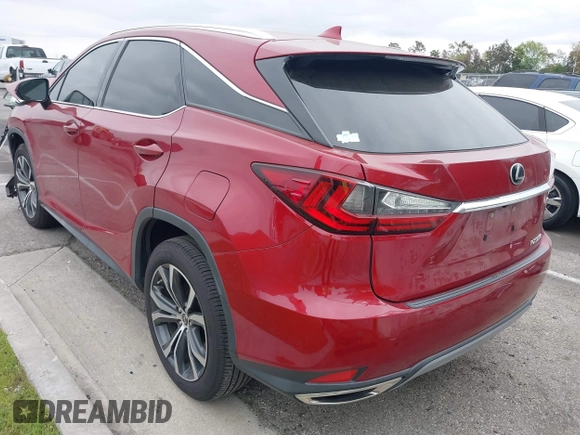 2020 Lexus RX with VIN 2T2HZMAA4LC151937, listed as a IAAI auction lot 41891611 with 39,401 mi miles. Bid and sale history available at carsss.com. Image 3.