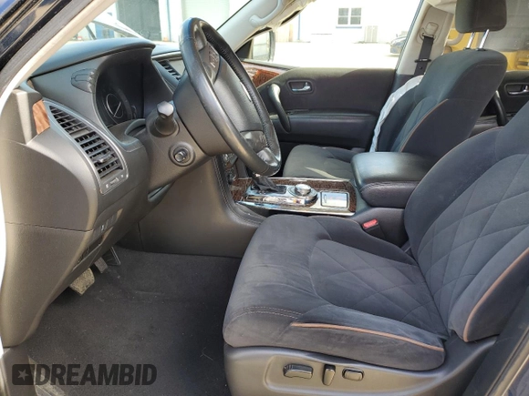 2017 Nissan Armada SV with VIN JN8AY2NC0H9503180, listed as a Copart auction lot 52064385 with Not Provided miles and Salvage Title. Bid and sale history available at DreamBid. Image 7.