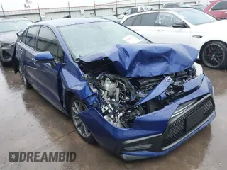 2020 Toyota Corolla SE with VIN 5YFP4RCE1LP012862, listed as a IAAI auction lot 41281420 with 78,541 mi miles. Bid and sale history available at carsss.com. Image 1.