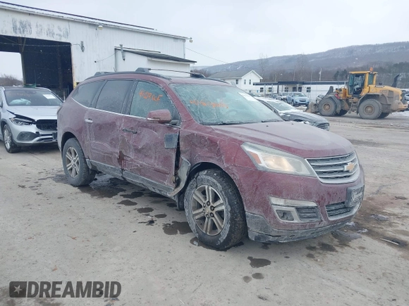 2015 Chevrolet Traverse LT with VIN 1GNKVHKD7FJ218049, listed as a IAAI auction lot 41613665 with 135,434 mi miles and . Bid and sale history available at DreamBid. Image 1.