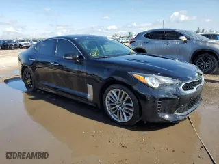 2018 Kia Stinger with VIN KNAE15LA5J6031342, listed as a Copart auction lot 59539884 with 76,189 mi miles and Non Repairable. Bid and sale history available at carsss.com. Image 4.
