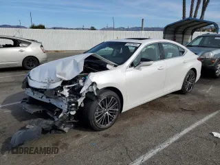 2024 Lexus ES with VIN 58ADZ1B18RU172578, listed as a Copart auction lot 42027655 with 8,339 mi miles and Salvage Title. Bid and sale history available at carsss.com. Image 1.