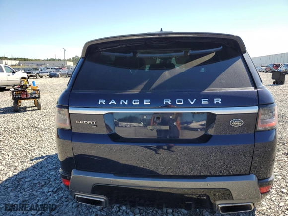 2020 Land Rover Range Rover Sport HSE with VIN SALWR2SU2LA746906, listed as a Copart auction lot 75554334 with 49,699 mi miles and Salvage Title. Bid and sale history available at carsss.com. Image 6.