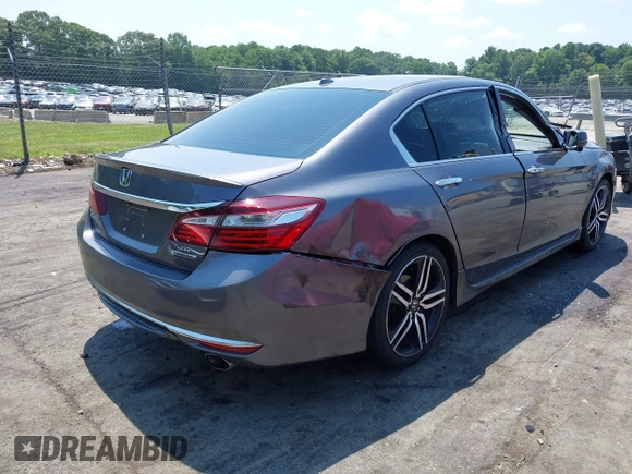 2016 Honda Accord Touring with VIN 1HGCR3F94GA009459, listed as a IAAI auction lot 42597128 with 182,977 mi miles and . Bid and sale history available at DreamBid. Image 17.