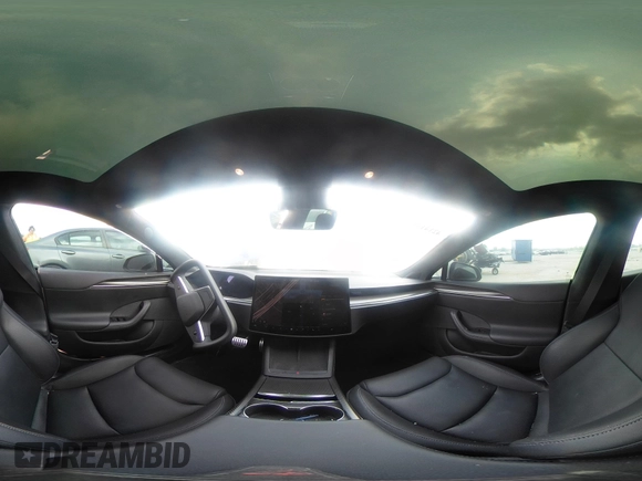 2021 Tesla Model S Plaid with VIN 5YJSA1E64MF442036, listed as a IAAI auction lot 42141304 with 24,998 mi miles and . Bid and sale history available at DreamBid. Image 19.