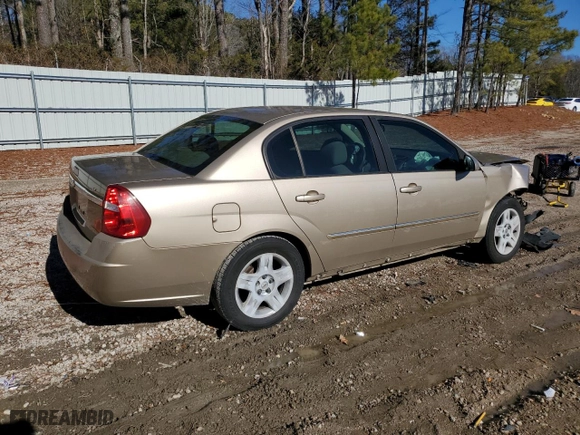 2006 Chevrolet Malibu LT w/0LT with VIN 1G1ZT51F16F205243, listed as a Copart auction lot 86234864 with 186,662 mi miles and Salvage Title. Bid and sale history available at carsss.com. Image 3.