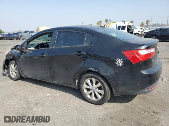 2013 Kia Rio EX with VIN KNADN4A31D6248521, listed as a Copart auction lot 60061645 with 123,281 mi miles and Salvage title. Bid and sale history available at DreamBid. Image 2.