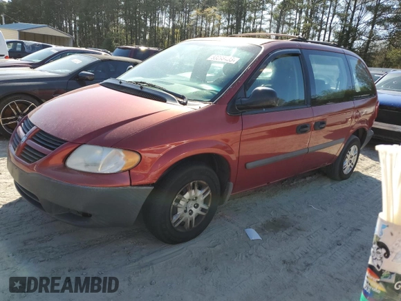 2007 Dodge Caravan SE with VIN 1D4GP25B47B111829, listed as a Copart auction lot 53298435 with 164,699 mi miles and Clean Title. Bid and sale history available at carsss.com. Image 1.