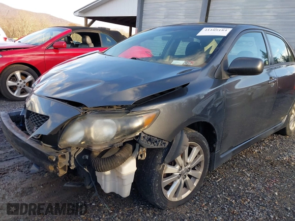 2009 Toyota Corolla with VIN 2T1BU40E99C118163, listed as a IAAI auction lot 41109184 with 194,960 mi miles. Bid and sale history available at carsss.com. Image 15.