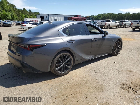 2022 Lexus IS 350 F Sport z VIN JTHGZ1B24N5058713, wystawiony jako Copart lot #57979415 z przebiegiem 35 295 mil mil oraz Szkoda całkowita • Salvage title. Historia ofert i sprzedaży dostępna na DreamBid. Obrazek 3.