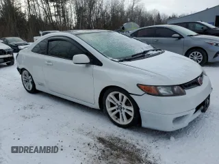 2007 Honda Civic Si with VIN 2HGFG21587H100365, listed as a Copart auction lot 84713504 with 347,419 mi miles and Salvage Title. Bid and sale history available at DreamBid. Image 4.