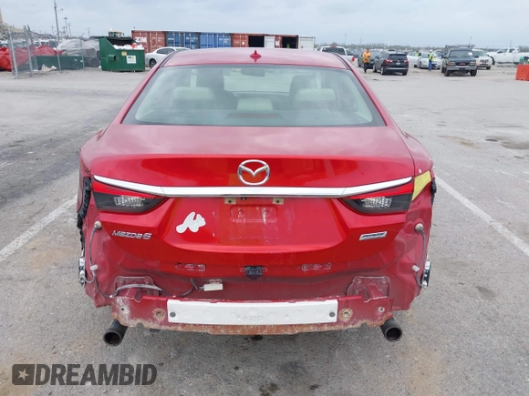 2015 Mazda 6 i Touring with VIN JM1GJ1V5XF1213756, listed as a IAAI auction lot 41943777 with 105,736 mi miles and . Bid and sale history available at carsss.com. Image 17.