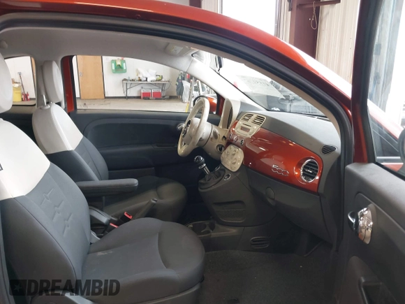 2014 FIAT 500 Pop with VIN 3C3CFFAR7ET283040, listed as a IAAI auction lot 41851762 with 50,260 mi miles. Bid and sale history available at carsss.com. Image 5.