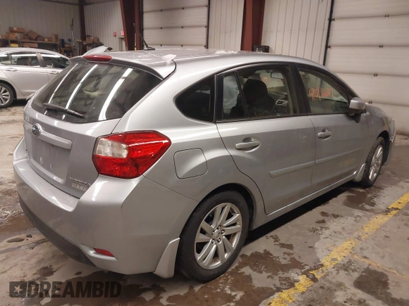 2016 Subaru Impreza Premium with VIN JF1GPAB69G8245432, listed as a IAAI auction lot 41598627 with 106,113 mi miles and . Bid and sale history available at DreamBid. Image 4.