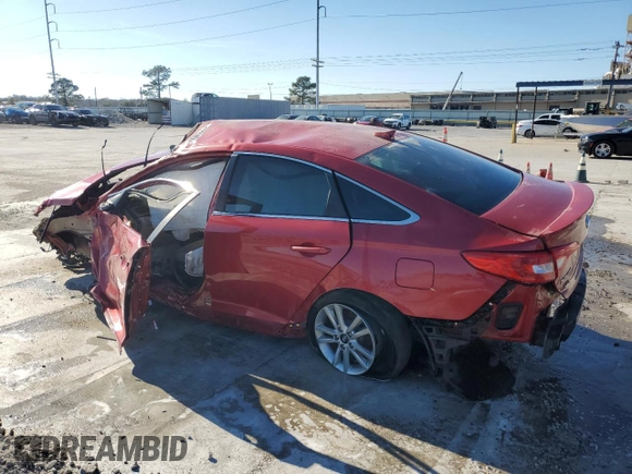 2017 Hyundai Sonata SE with VIN 5NPE24AF9HH481147, listed as a Copart auction lot 45324455 with Not Provided miles and Non Repairable. Bid and sale history available at carsss.com. Image 2.