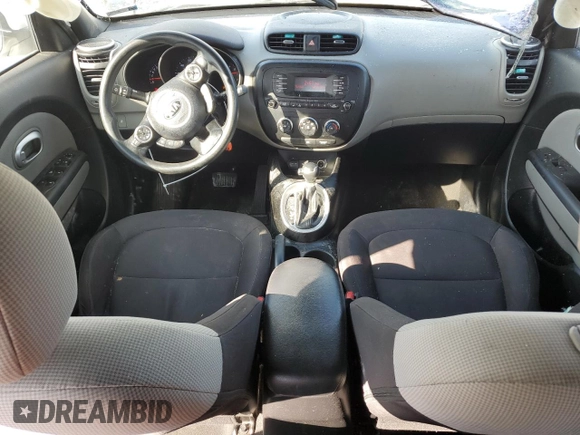 2015 Kia Soul with VIN KNDJN2A21F7187248, listed as a Copart auction lot 46808155 with 127,167 mi miles and Salvage Title. Bid and sale history available at carsss.com. Image 8.