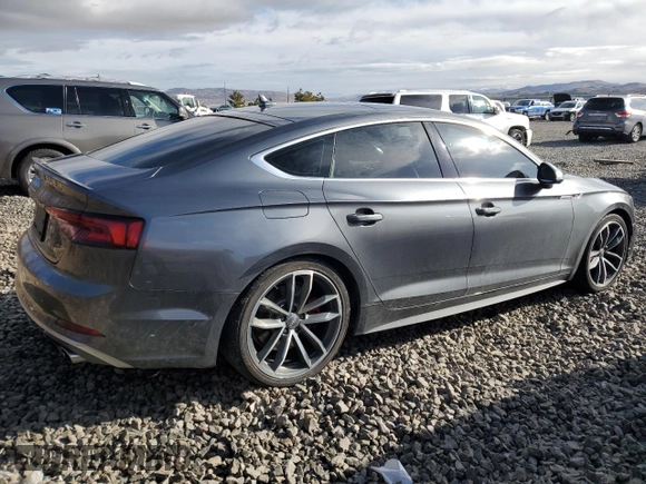 2018 Audi S5 Sportback Prestige z VIN WAUC4CF52JA103855, wystawiony jako Copart lot #48995135 z przebiegiem 78 106 mil mil oraz Szkoda całkowita • Salvage title. Historia ofert i sprzedaży dostępna na DreamBid. Obrazek 3.
