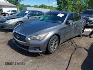 2015 Infiniti Q50 Premium with VIN JN1BV7AR7FM409374, listed as a IAAI auction lot 42202230 with 79,453 mi miles and . Bid and sale history available at DreamBid. Image 17.