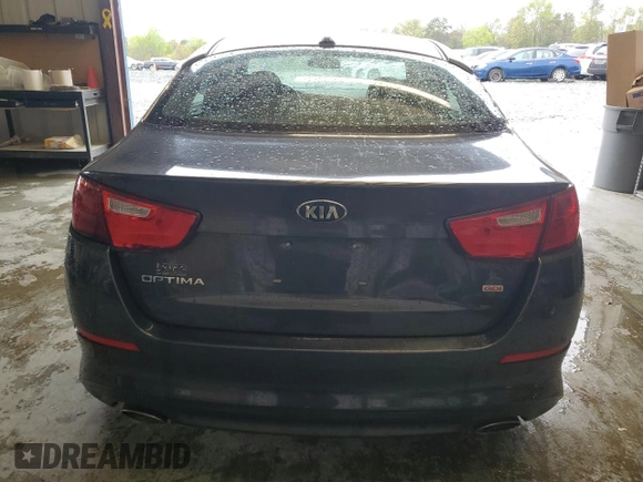 2015 Kia Optima LX with VIN 5XXGM4A76FG462530, listed as a Copart auction lot 48503955 with 258,904 mi miles and Salvage Title. Bid and sale history available at DreamBid. Image 6.