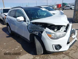 2015 Mitsubishi Outlander Sport 2.4 GT with VIN 4A4AP4AW5FE024826, listed as a IAAI auction lot 41307449 with 1 mi miles. Bid and sale history available at carsss.com. Image 1.