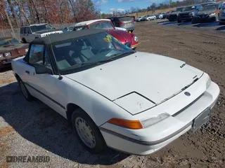 1991 Mercury Capri with VIN 6MPCT01ZXM8607170, listed as a IAAI auction lot 41453641 with 40,731 mi miles. Bid and sale history available at carsss.com. Image 1.