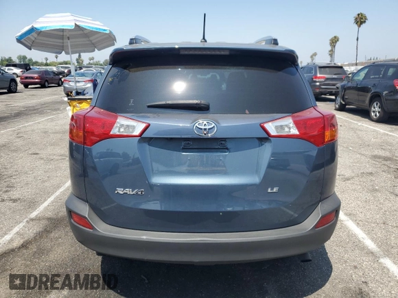 2014 Toyota RAV4 LE with VIN JTMZFREV0ED031618, listed as a Copart auction lot 63344265 with 154,336 mi miles and Salvage title. Bid and sale history available at DreamBid. Image 6.