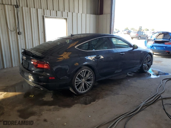 2017 Audi A7 Prestige with VIN WAU22AFC0HN035658, listed as a Copart auction lot 67099864 with 74460 miles and Non Repairable. Bid and sale history available at carsss.com. Image 3.
