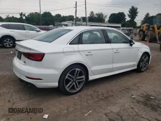 2017 Audi A3 Sedan Premium Plus with VIN WAUJ8GFF0H1029924, listed as a Copart auction lot 64680674 with 75,470 mi miles and Salvage Title. Bid and sale history available at carsss.com. Image 3.