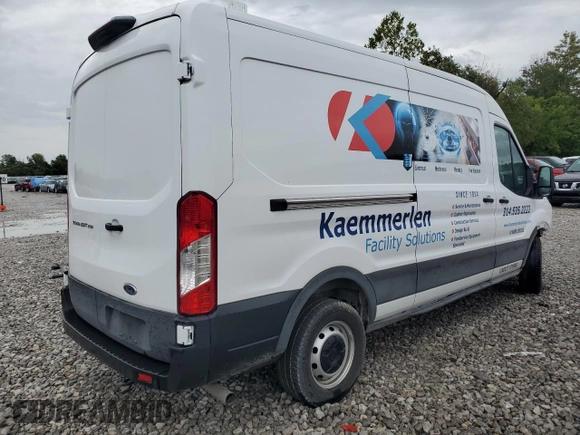 2023 Ford Transit Cargo with VIN 1FTBR1C86PKA11637, listed as a Copart auction lot 72097344 with 26,293 mi miles and Salvage Title. Bid and sale history available at DreamBid. Image 3.