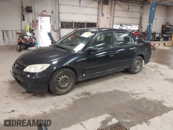2004 Honda Civic LX with VIN 2HGES165X4H517818, listed as a IAAI auction lot 42164416 with 164,918 mi miles and . Bid and sale history available at carsss.com. Image 2.