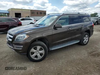 2014 Mercedes-Benz GL 450 z VIN 4JGDF7CEXEA400936, wystawiony jako Copart lot #58855325 z przebiegiem 163 358 mil mil oraz Czysty tytuł • Clean title. Historia ofert i sprzedaży dostępna na DreamBid. Obrazek 1.